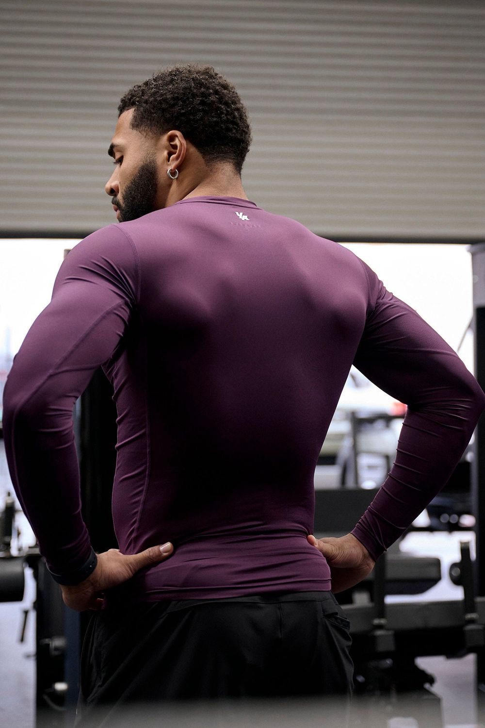 Young LA 830 - Flexfit Compression Longsleeves Purple | Australia ZEHYA-2453