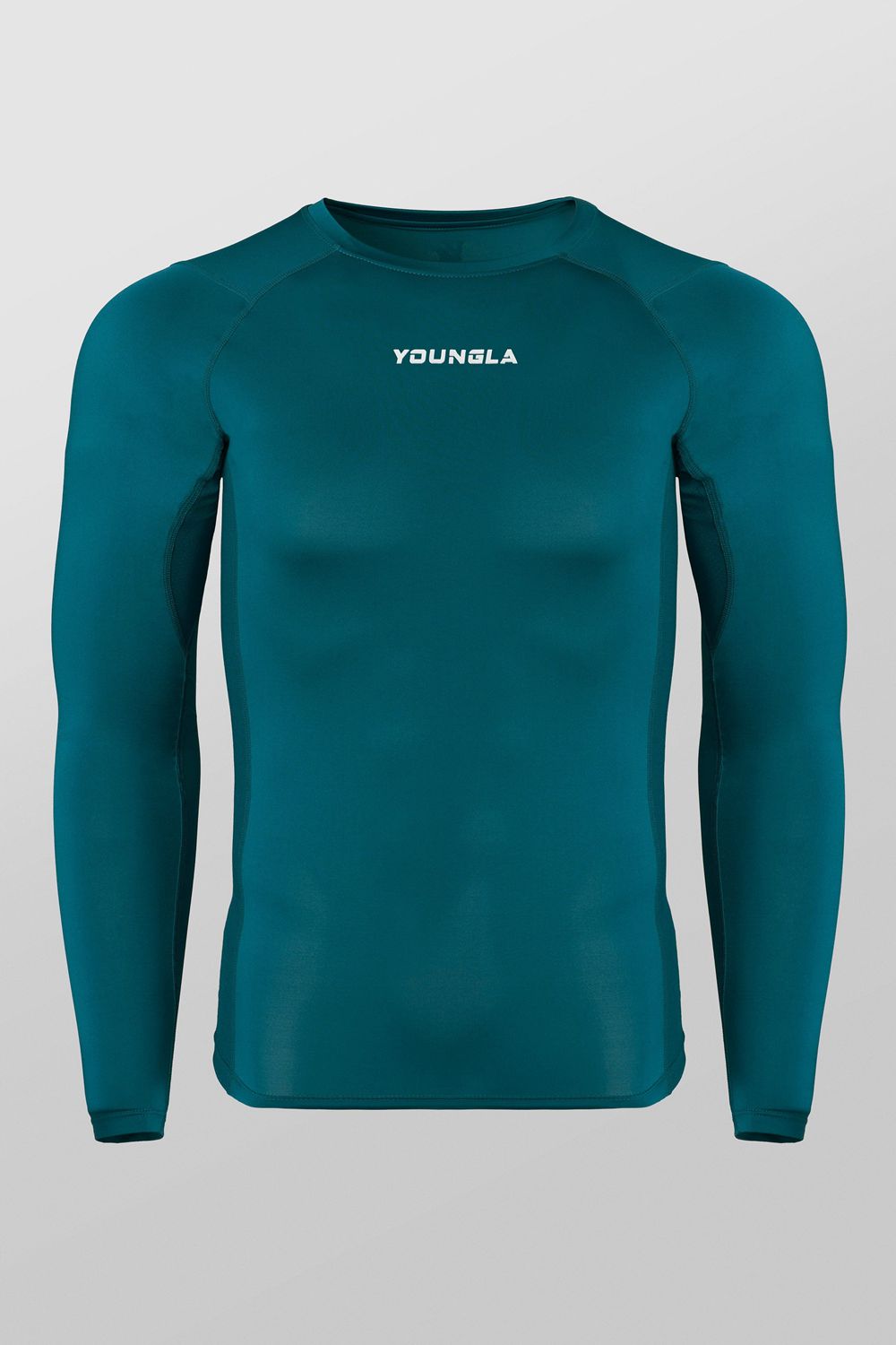 Young LA 830 - Flexfit Compression Longsleeves Teal | Australia SKERD-1278