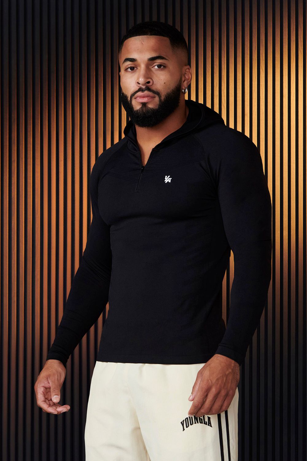 Young LA 832 - Supervillain Compression Hoodies Black | Australia UMBPL-7480