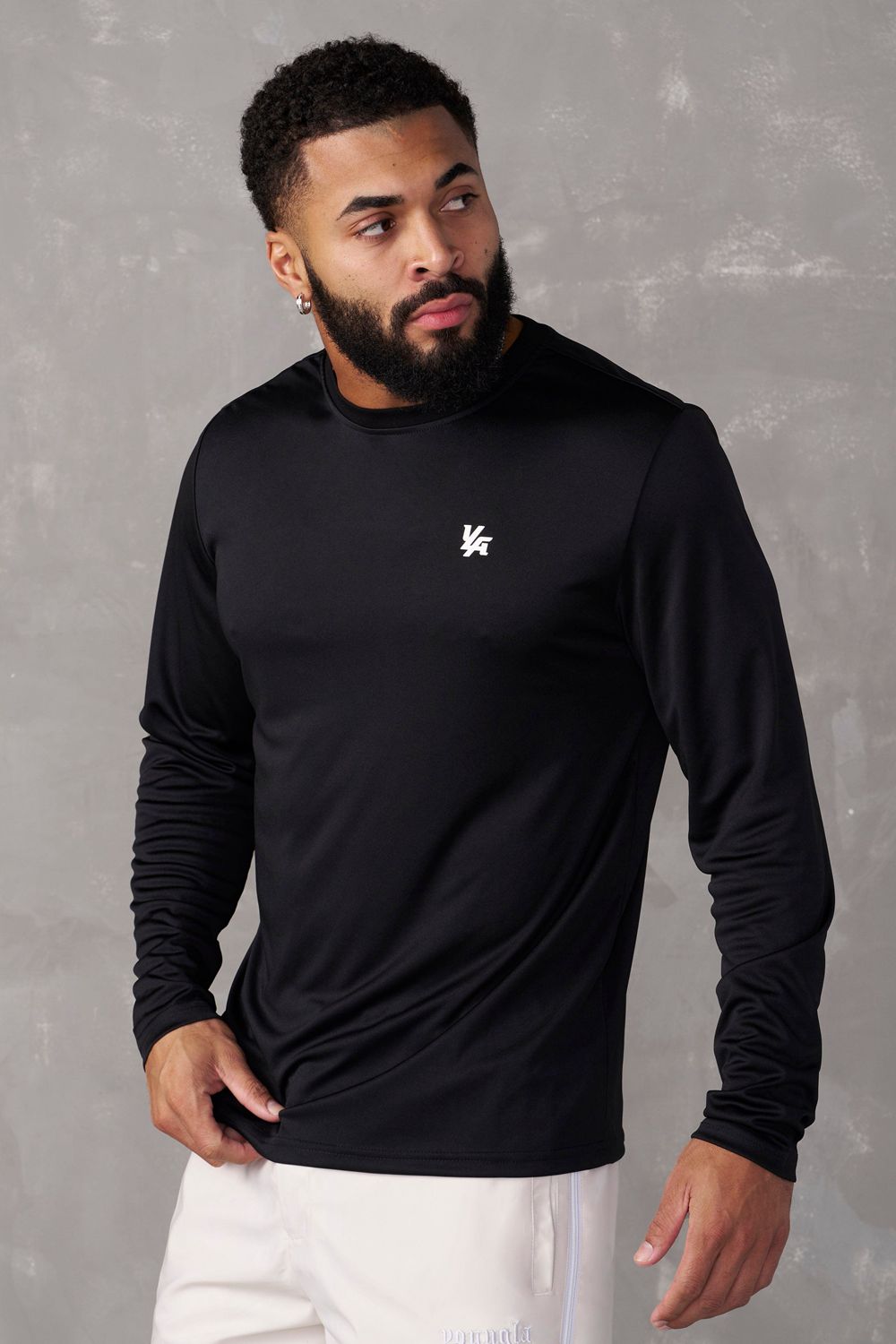 Young LA 835 - Fittech Longsleeves Black | Australia JDQIG-0249