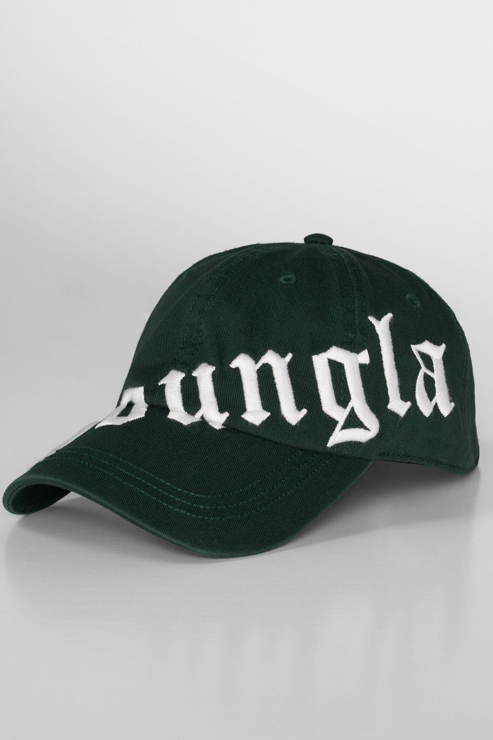 Young LA 9005 - Tilted Logo Dad Hat Green | Australia IGRJC-1597