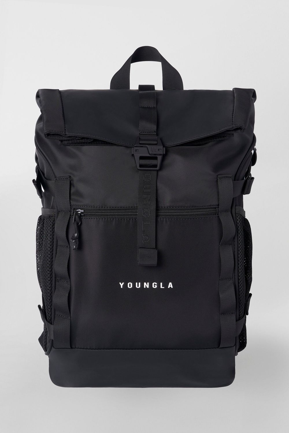 Young LA 9026 - Commuter Backpack Black | Australia BSHZO-7643