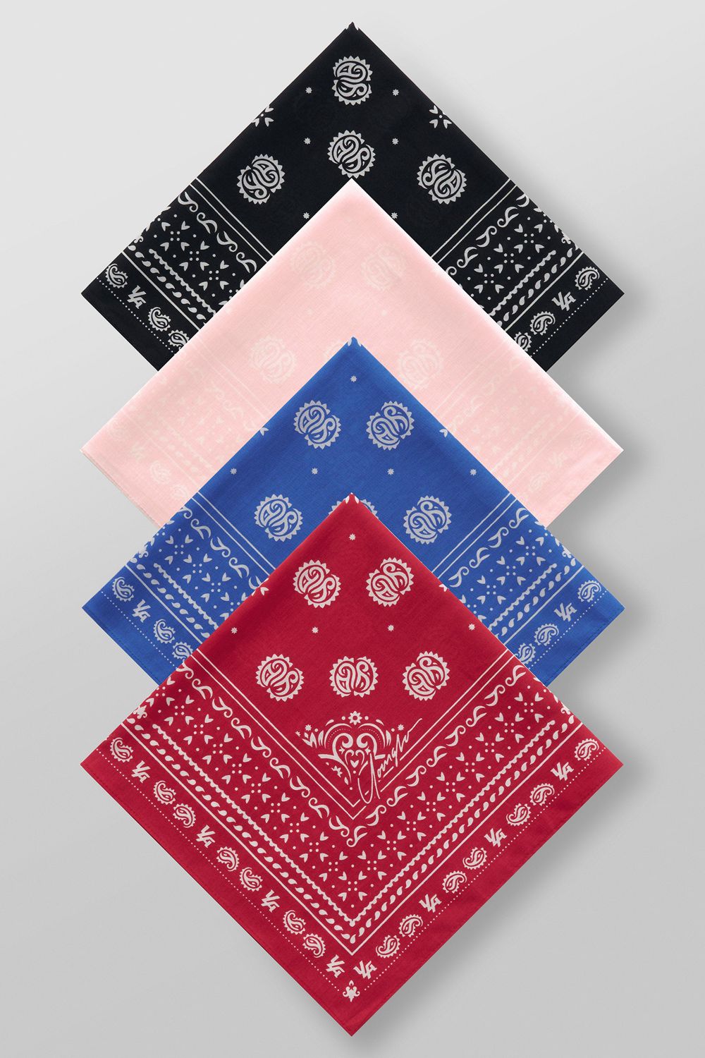 Young LA 9033 - Lah Bandanas - 4 Pack Multicolor | Australia AEXLW-4370