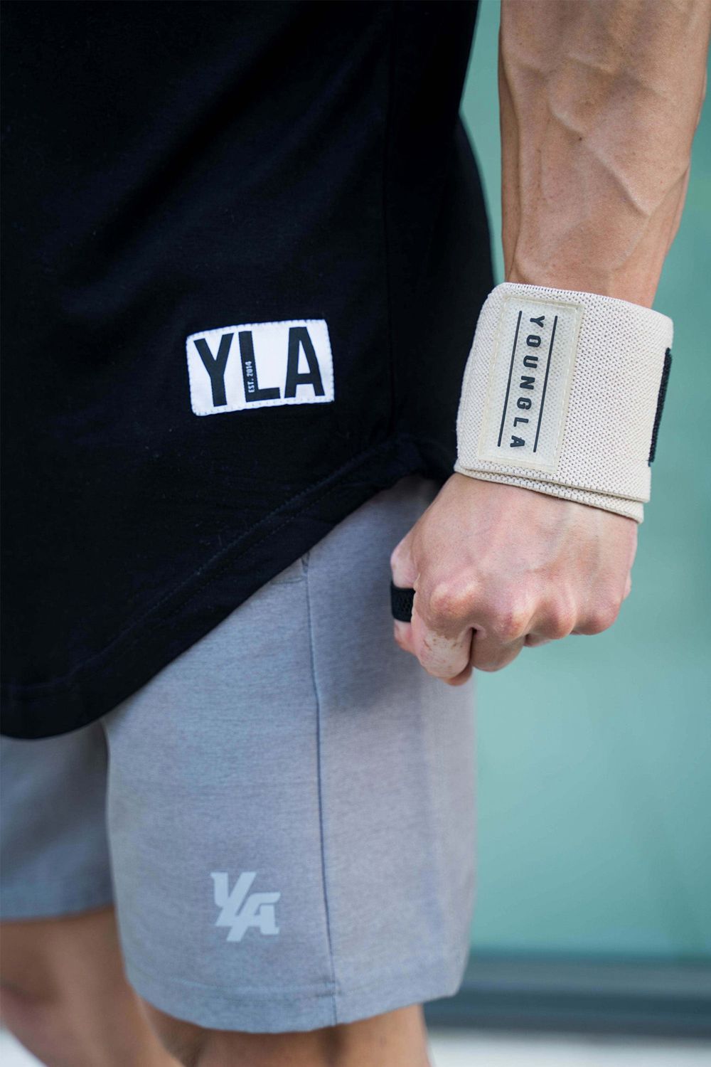 Young LA 913 Wrist Wraps Beige | Australia PKBID-8463