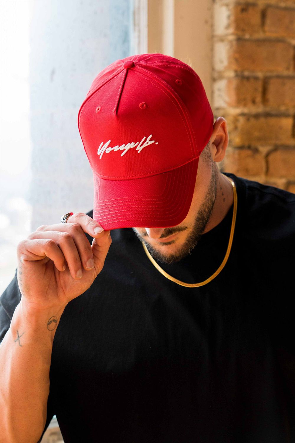 Young LA 922 Signature Hats Red | Australia IWFOZ-2143