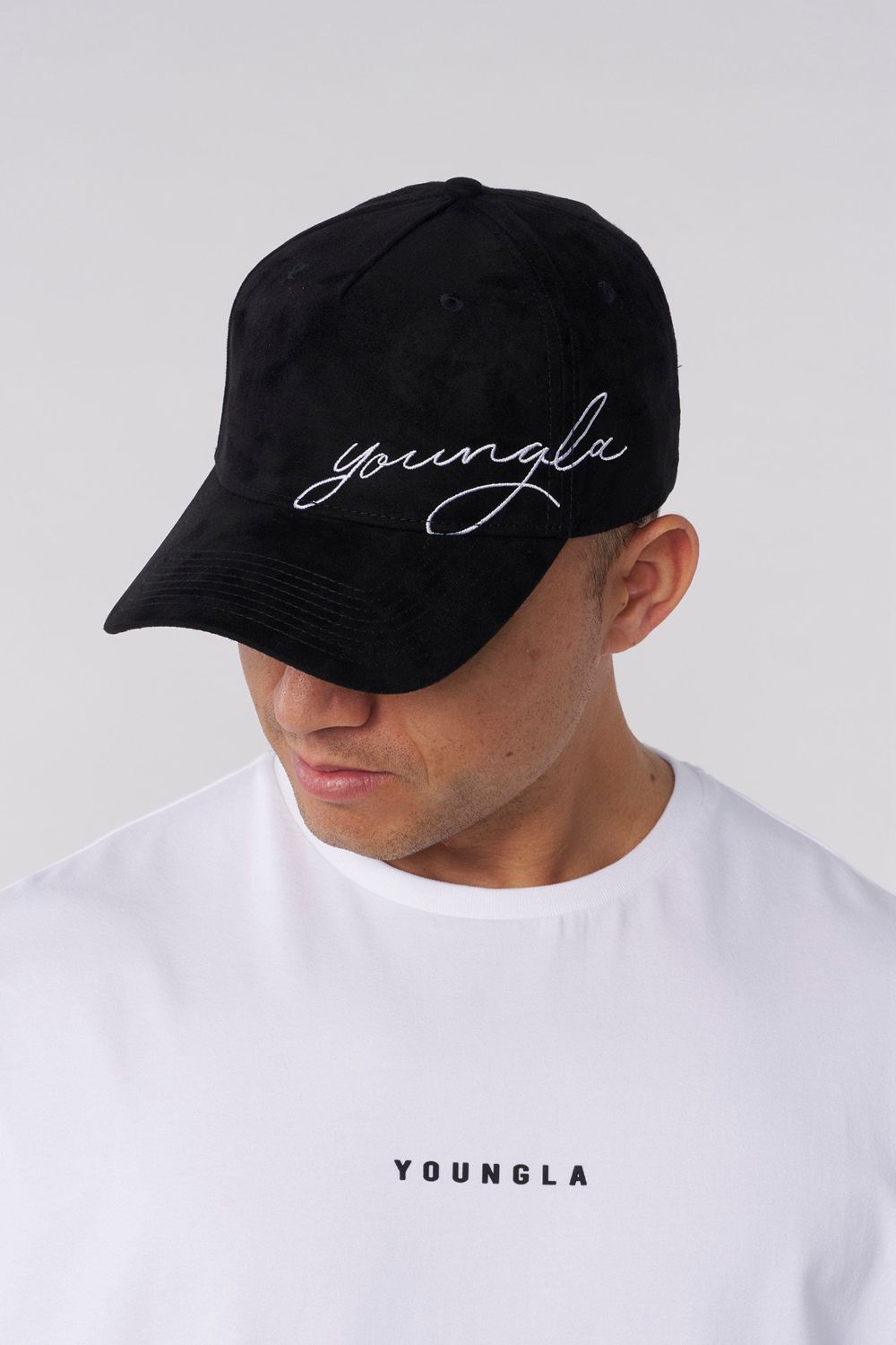 Young LA 937 - Suede Signature Hats Black | Australia UZMVS-9618