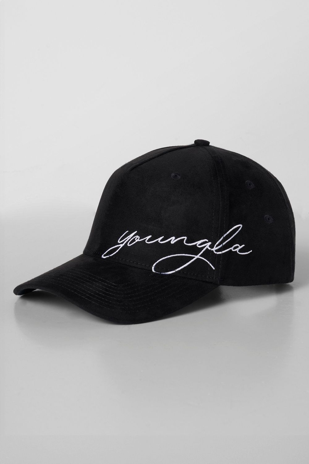 Young LA 937 - Suede Signature Hats Black | Australia UZMVS-9618