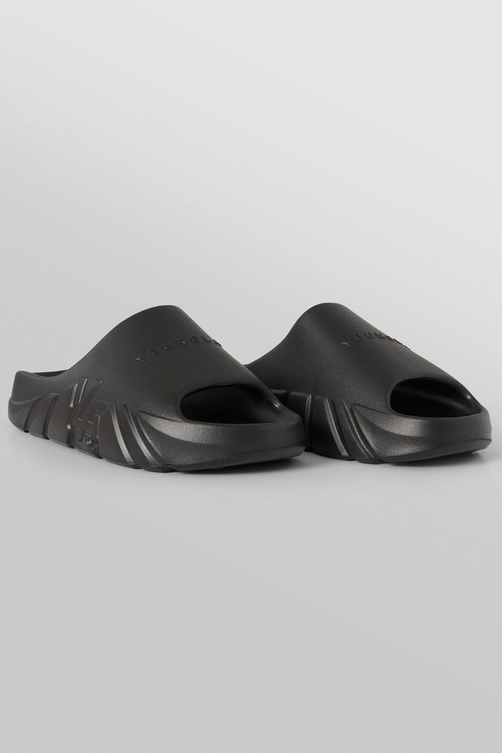 Young LA 960 - Cloud 9 Slides Black | Australia SLFZO-7321