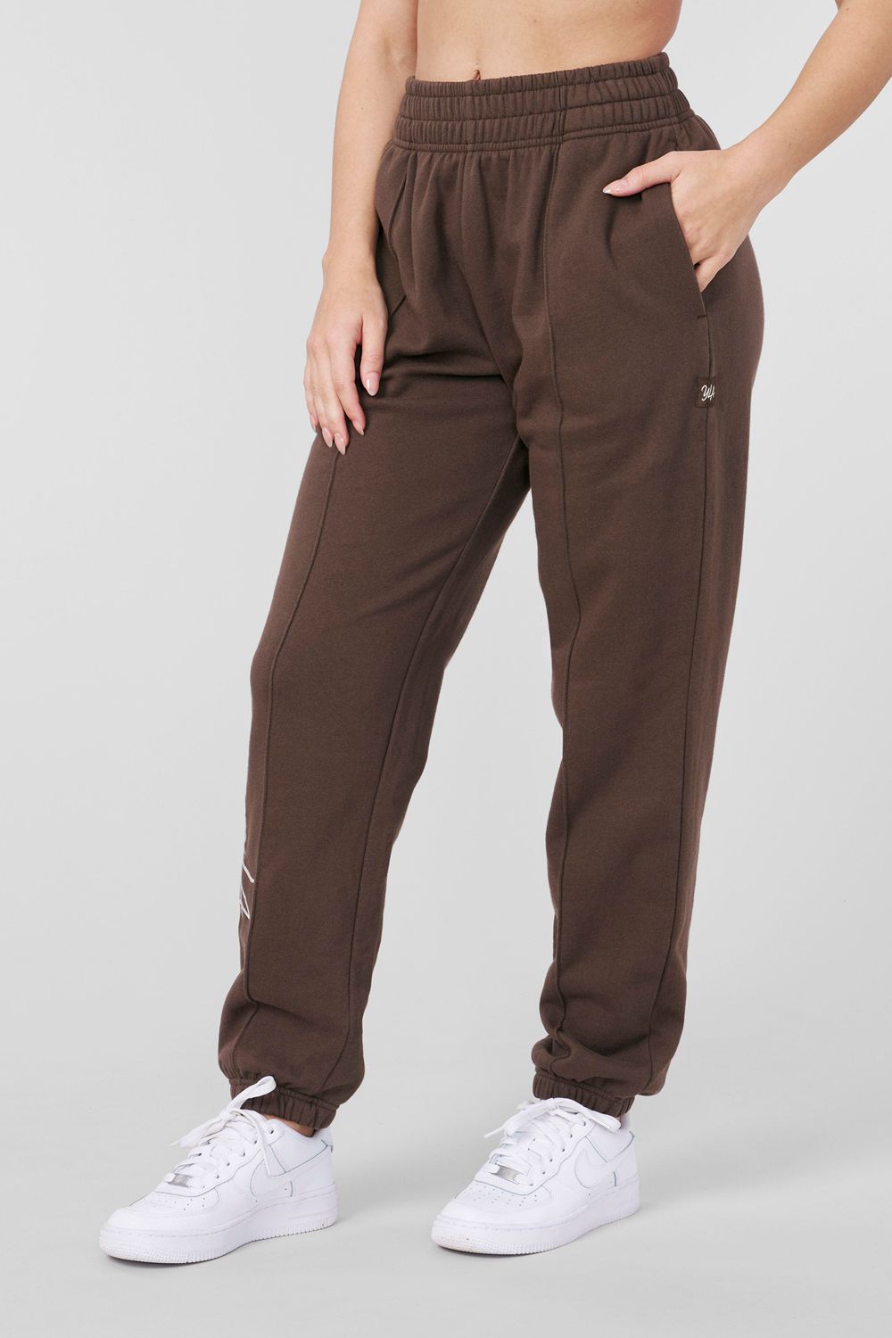 Young LA W202 - Script Joggers Dark Brown | Australia AYXZU-7502