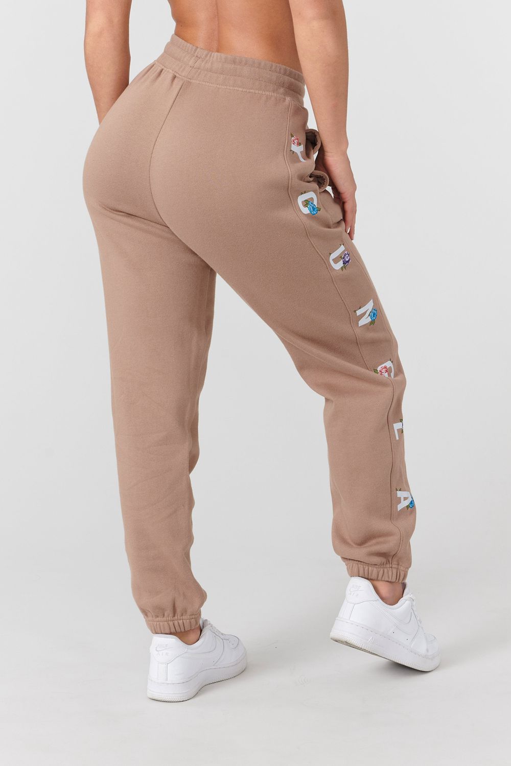 Young LA W203 Winter Bloom Joggers Khaki | Australia BLPJO-6980