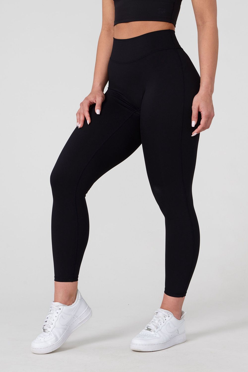 Young LA W209 Level Up Leggings Black | Australia SVXKL-8217