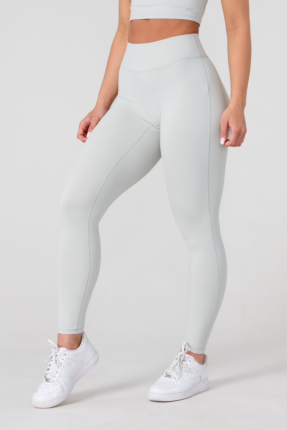 Young LA W209 Level Up Leggings Grey | Australia NXSWL-8205