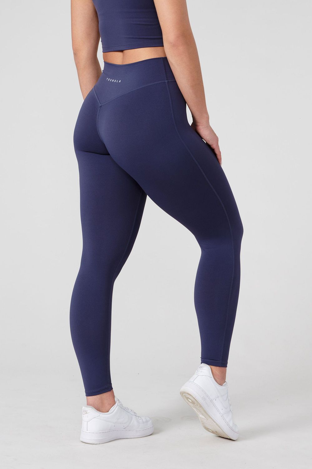 Young LA W209 Level Up Leggings Navy | Australia IFRHD-7390