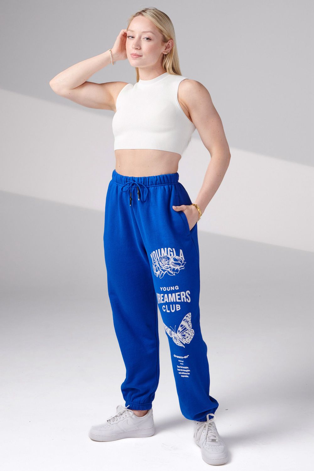 Young LA W211 Dreamers Joggers Blue | Australia RYUEB-0476