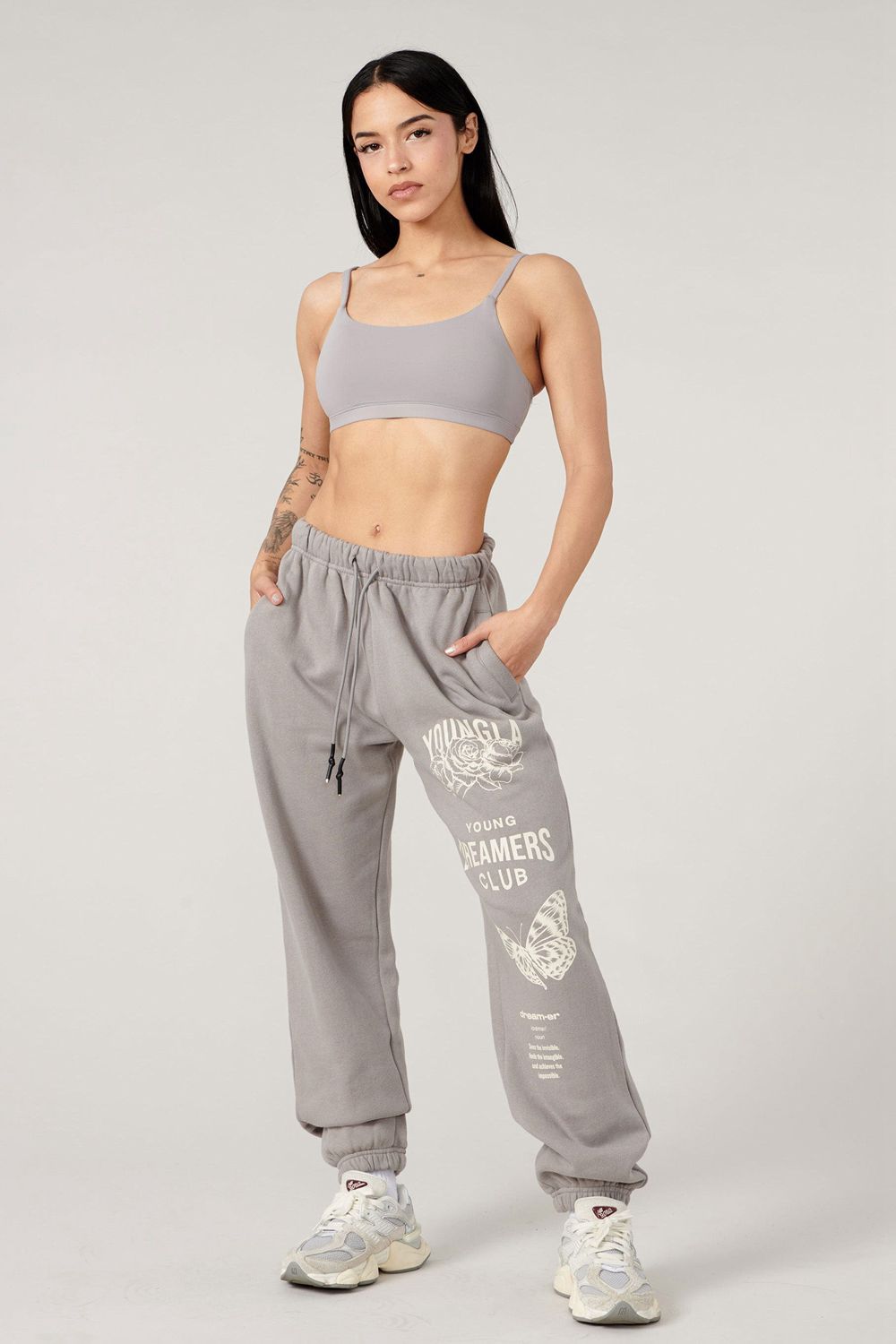 Young LA W211 Dreamers Joggers Grey | Australia LNDQY-2516