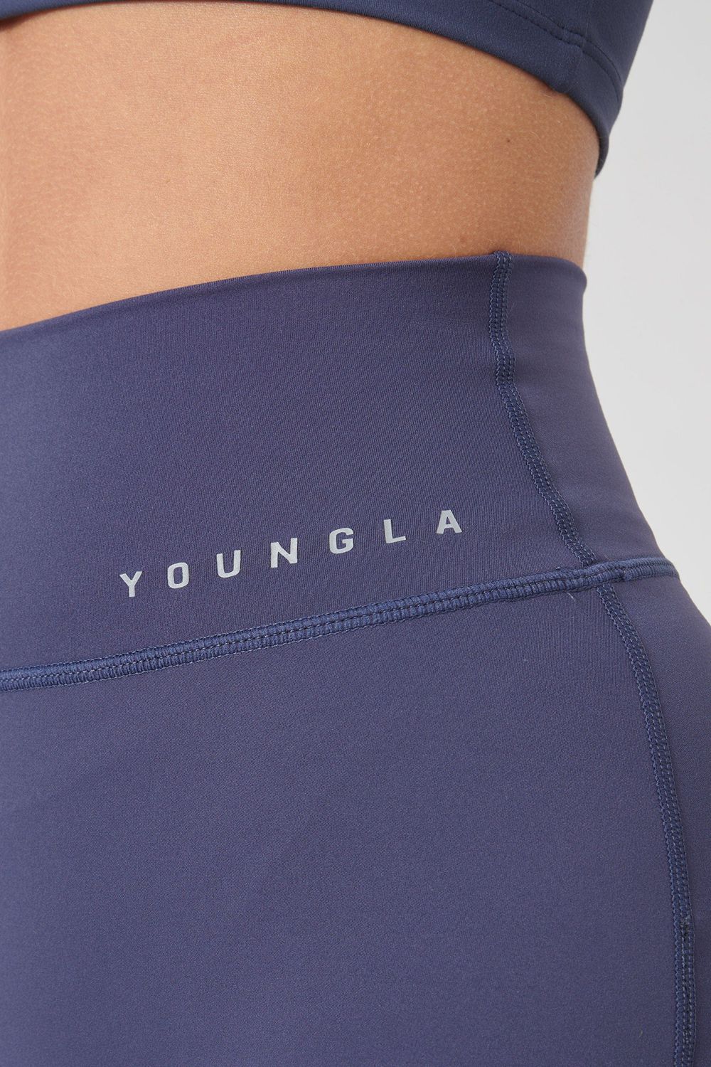 Young LA W212 Progress Leggings Blue | Australia XUYJI-5436