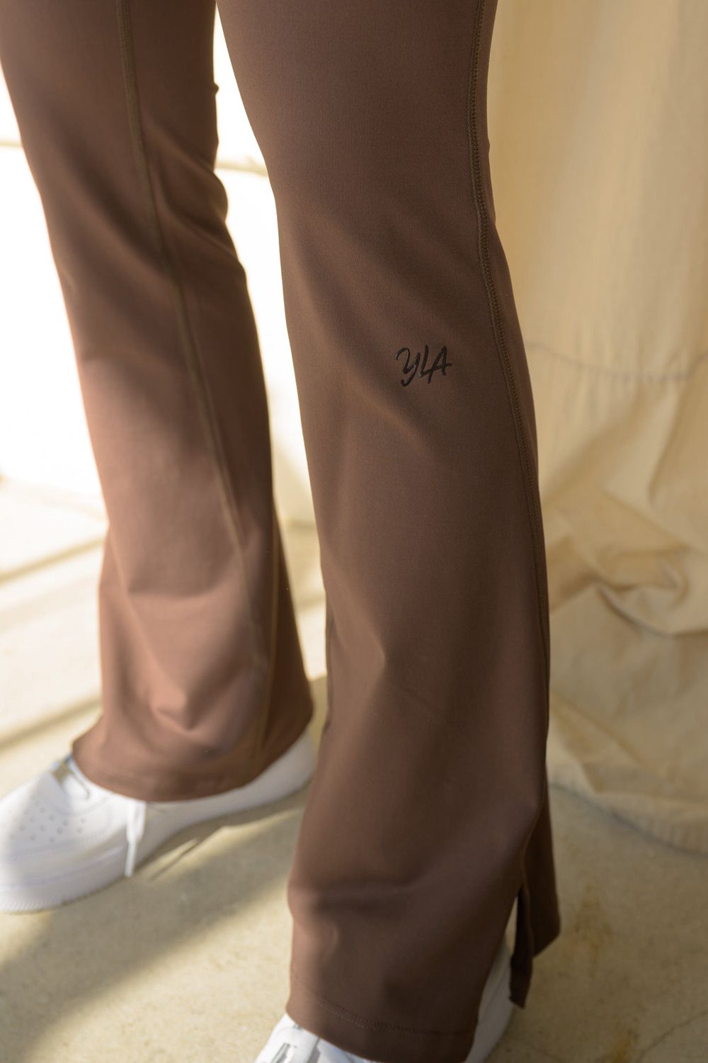 Young LA W213 - Asana Flare Leggings Brown | Australia HOJML-3504