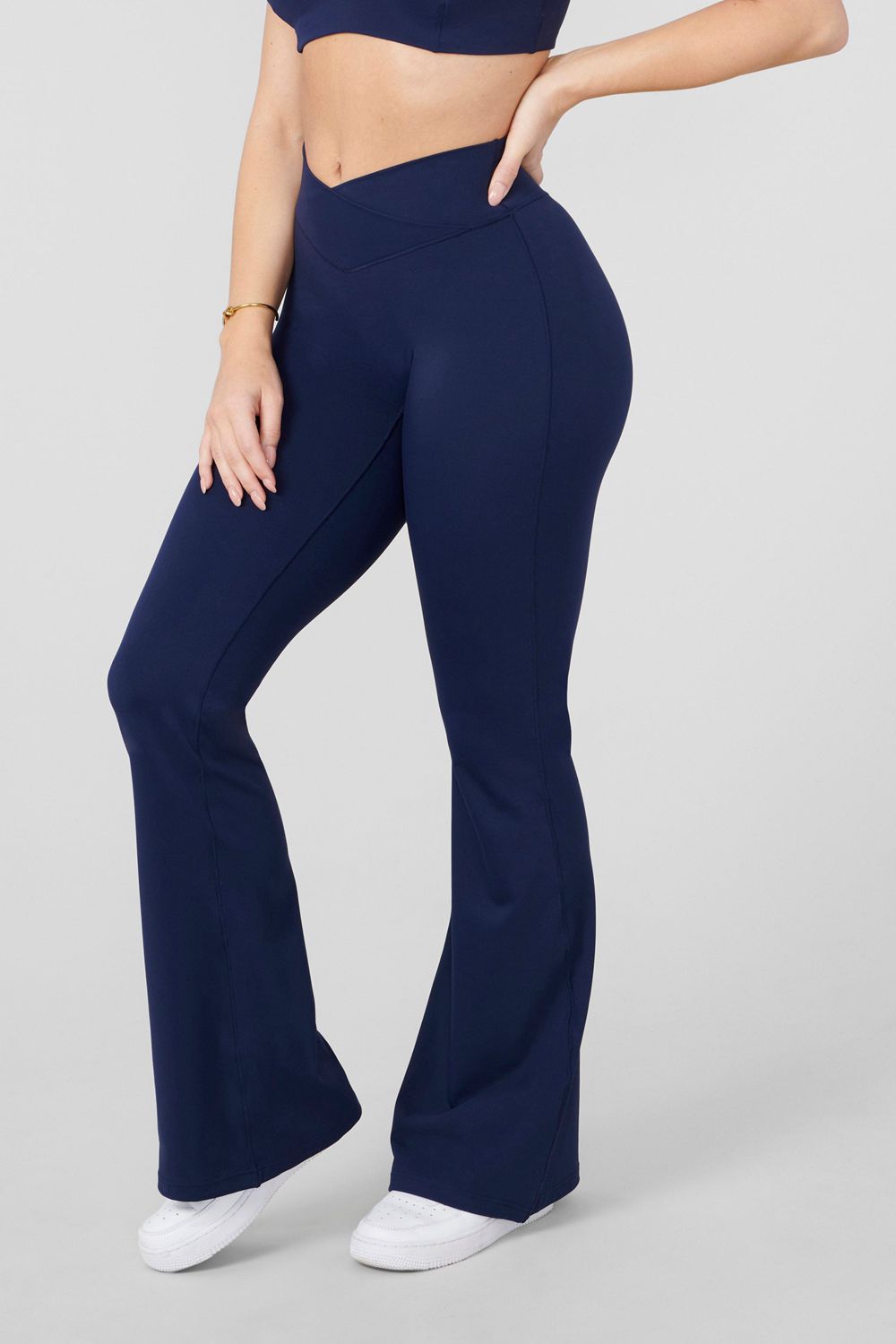 Young LA W215 Vital Flare Pants Navy | Australia JUPKT-5234