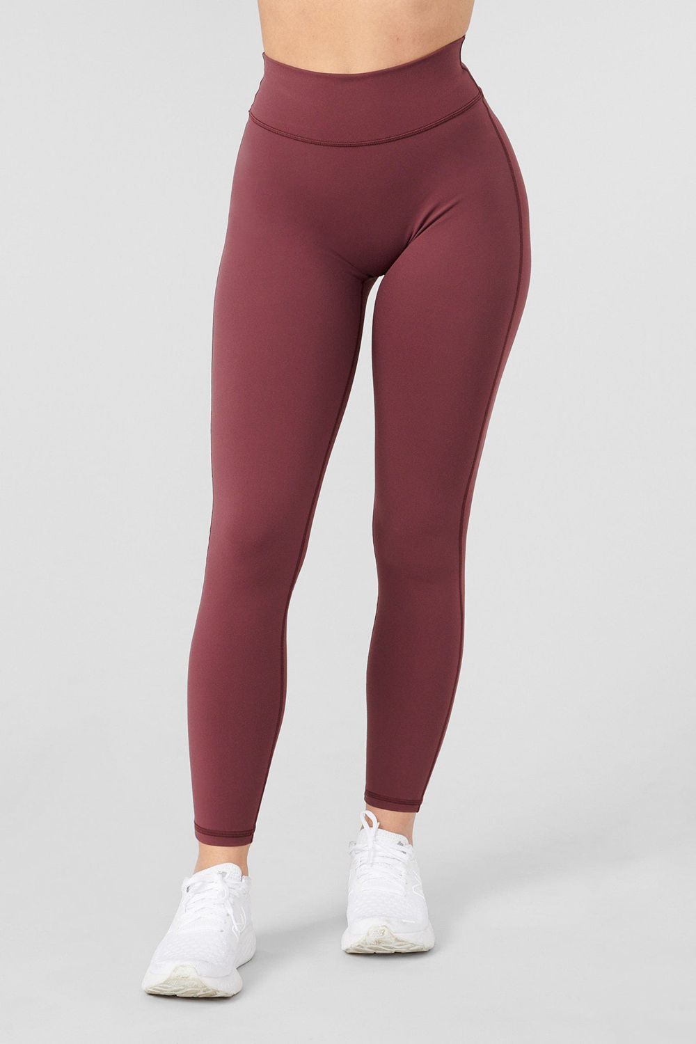 Young LA W221 - Staple Leggings Burgundy | Australia HDELQ-3165