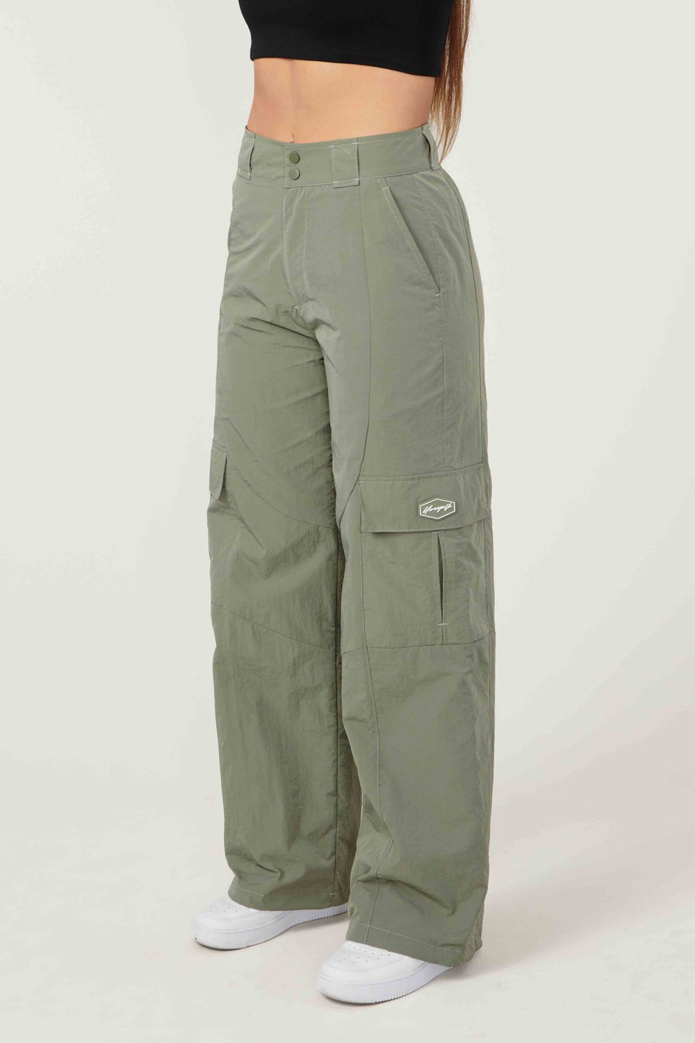 Young LA W222 Retro Cargo Joggers Olive | Australia DLCNU-6532