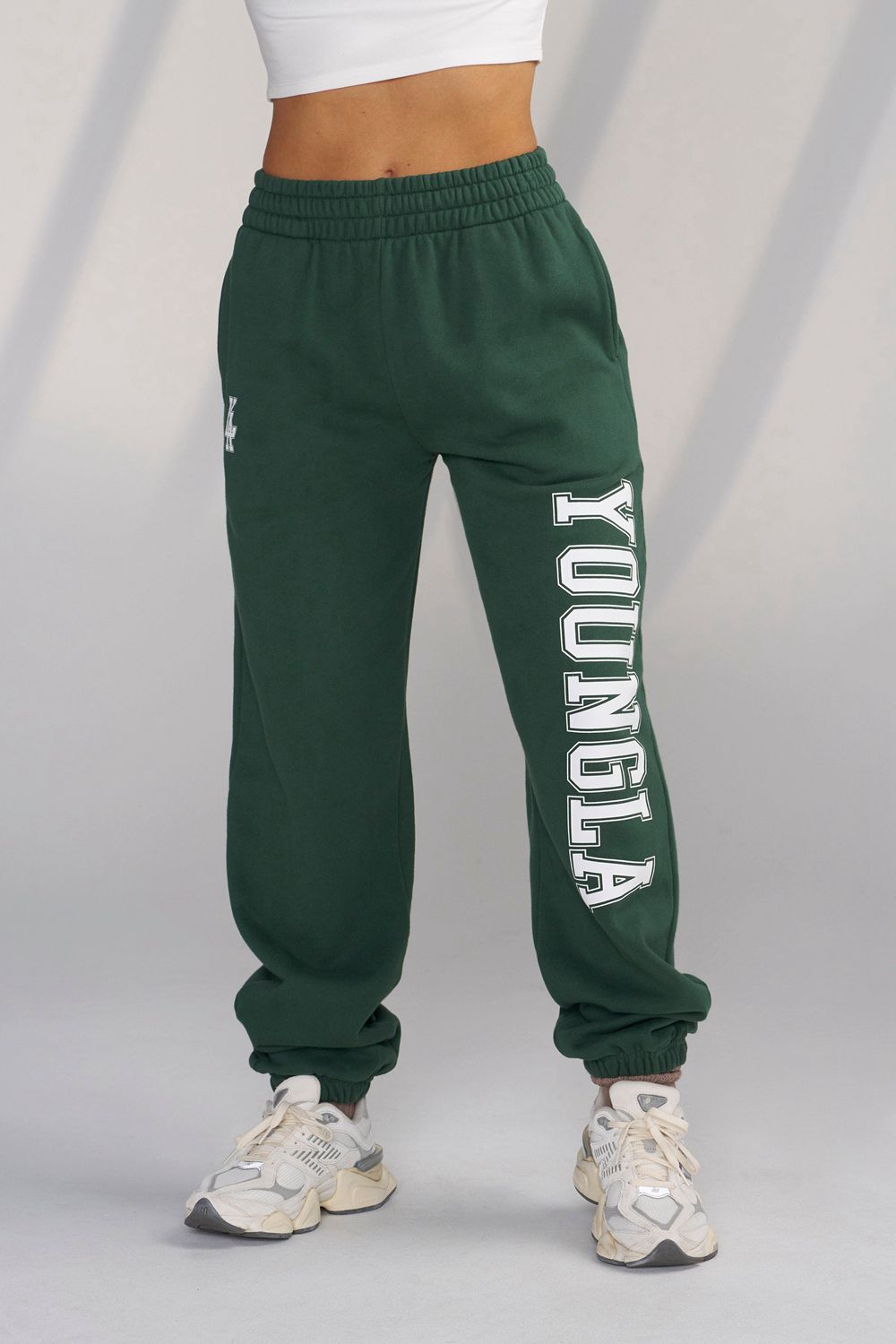 Young LA W223 - Campus Joggers Green | Australia ABNRC-3497