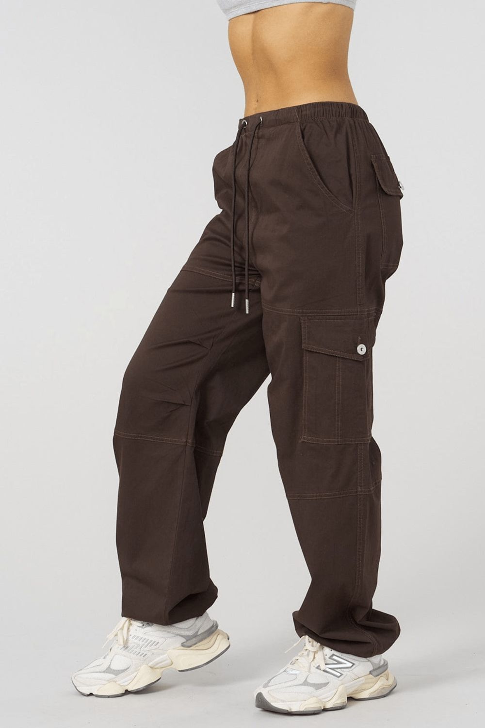 Young LA W225 Streak Cargos Dark Brown | Australia ZWAIU-7285