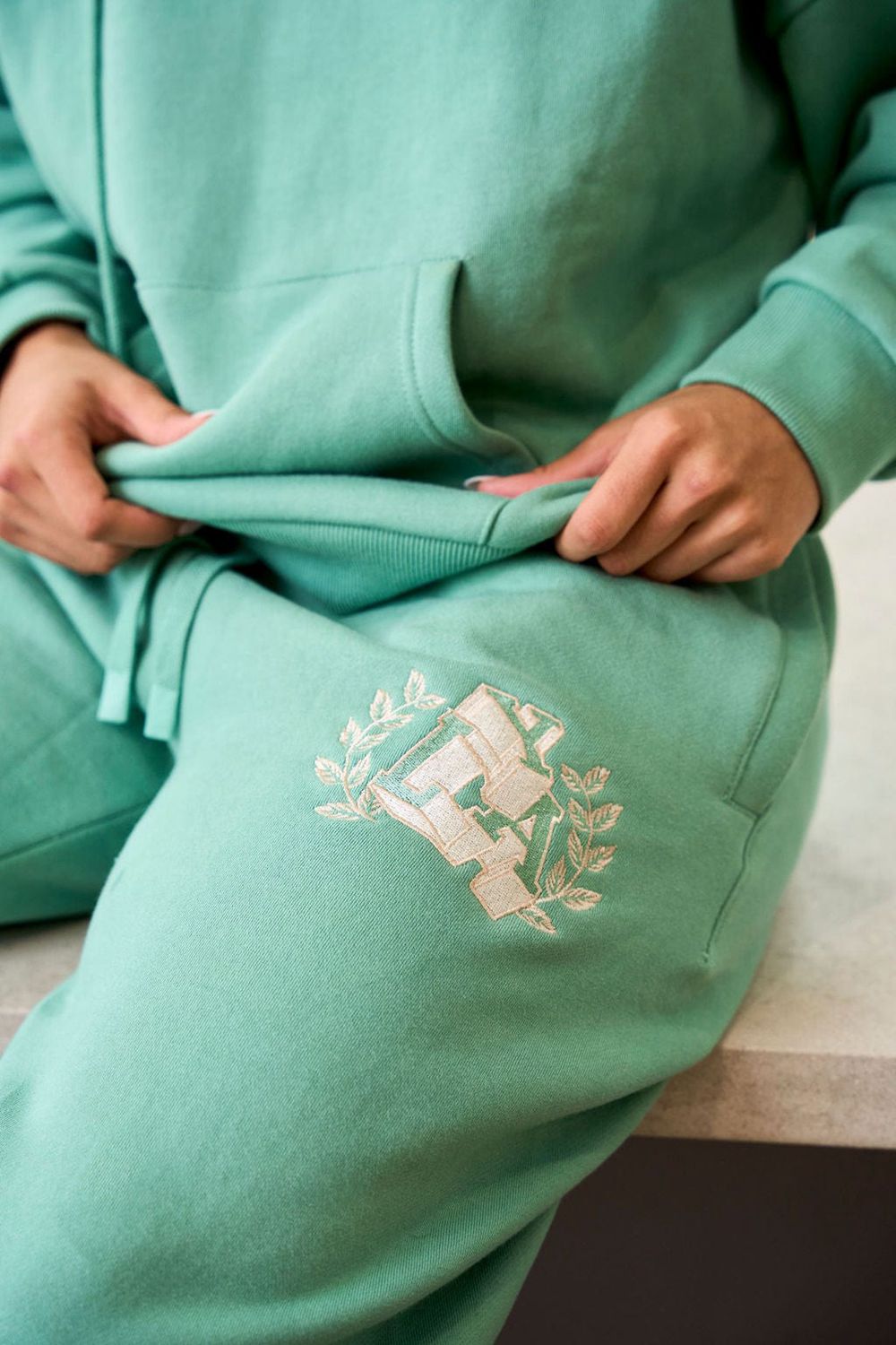 Young LA W226 - Teddy Jogger Teal | Australia RDGMJ-9473