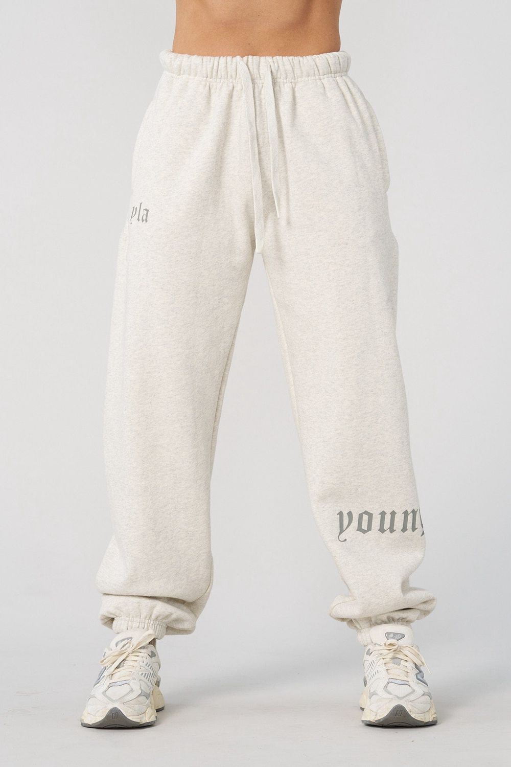 Young LA W232 - Urban Cuff Jogger Cream | Australia ATKWG-1508