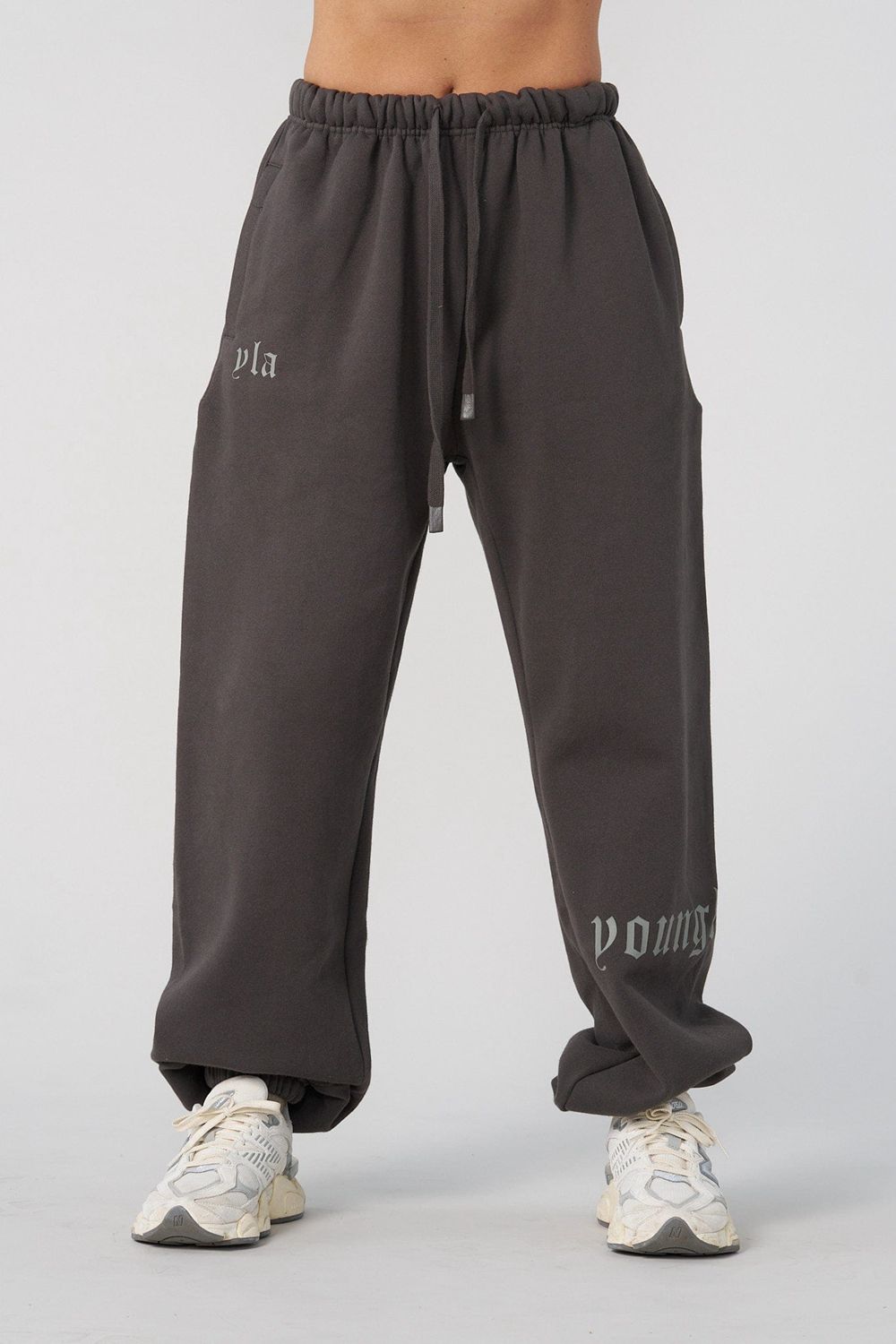 Young LA W232 - Urban Cuff Jogger Grey | Australia EVDUS-1945