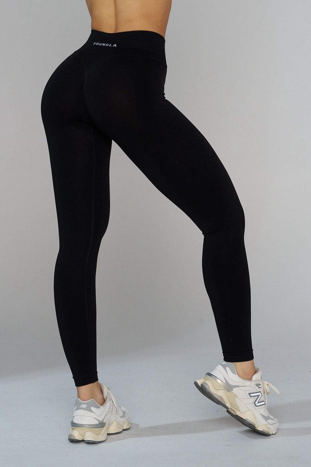 Young LA W233 - Curve Seamless Legging Black | Australia RIUPT-5879