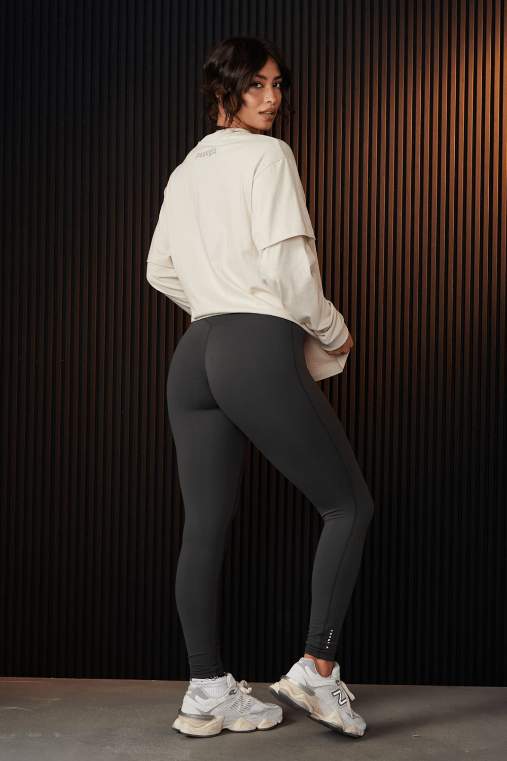 Young LA W235 - Urban Leggings Grey | Australia ASKZT-2051