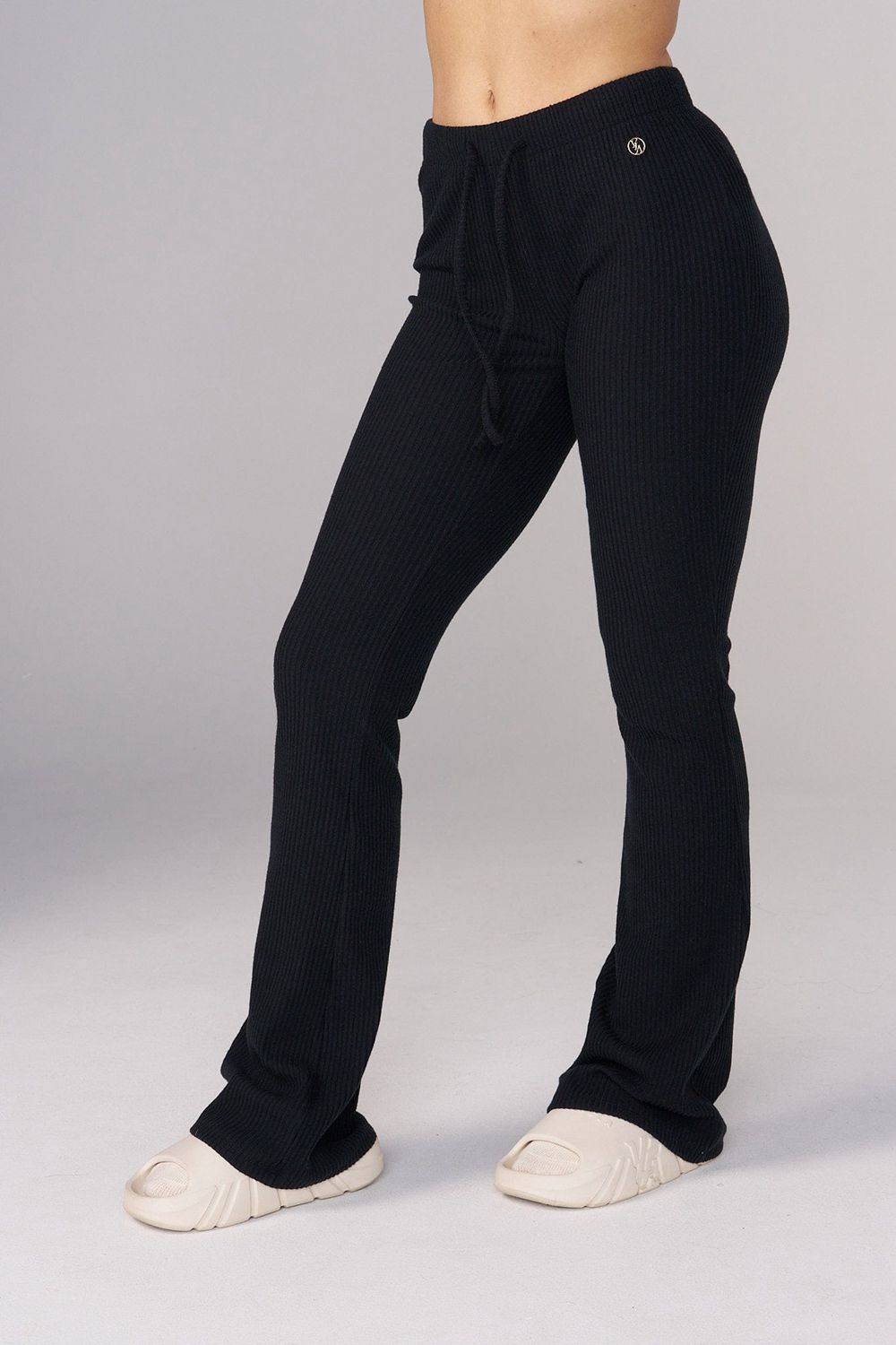 Young LA W245 Ava Flare Pants Black | Australia BYENF-2537