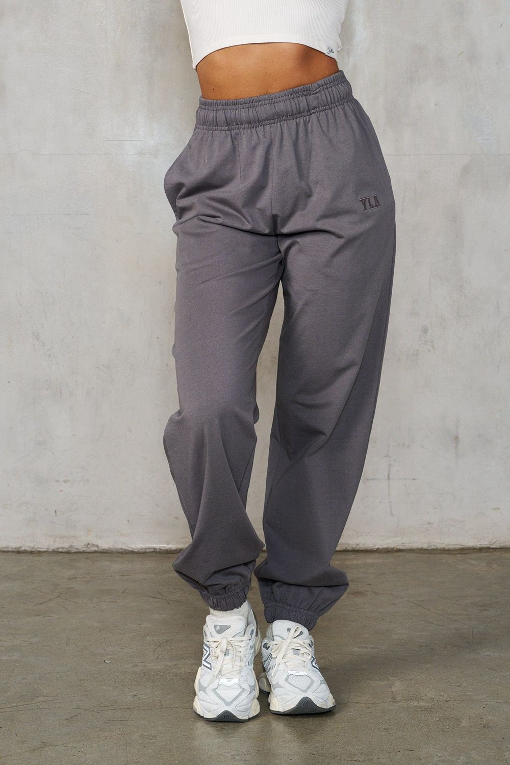 Young LA W247 Pump Cover Joggers Grey | Australia TIXKU-0654