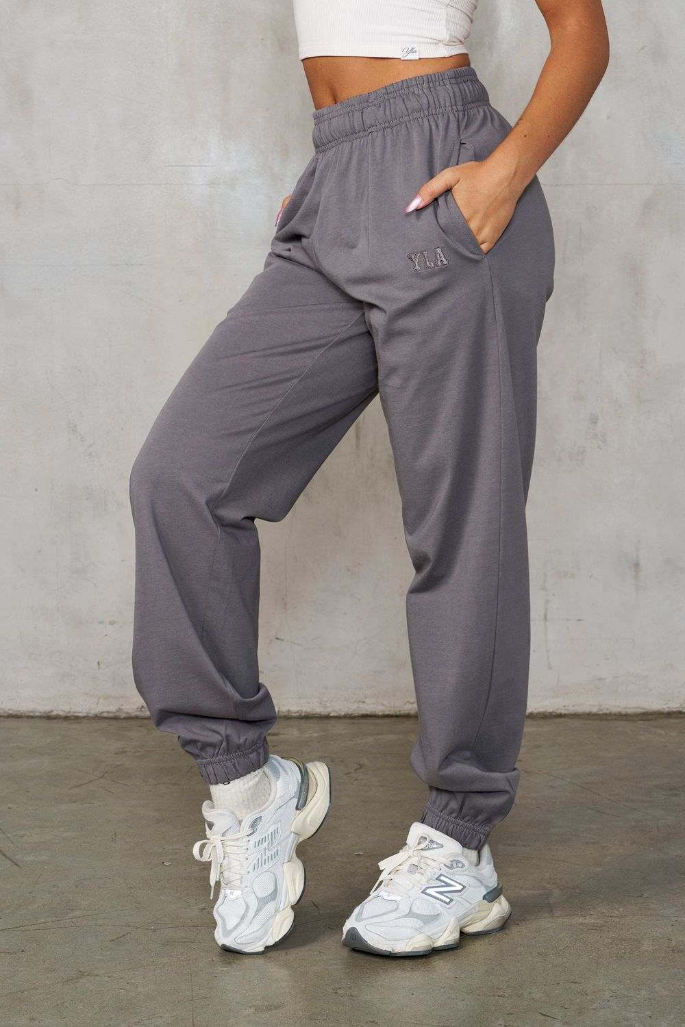 Young LA W247 Pump Cover Joggers Grey | Australia TIXKU-0654