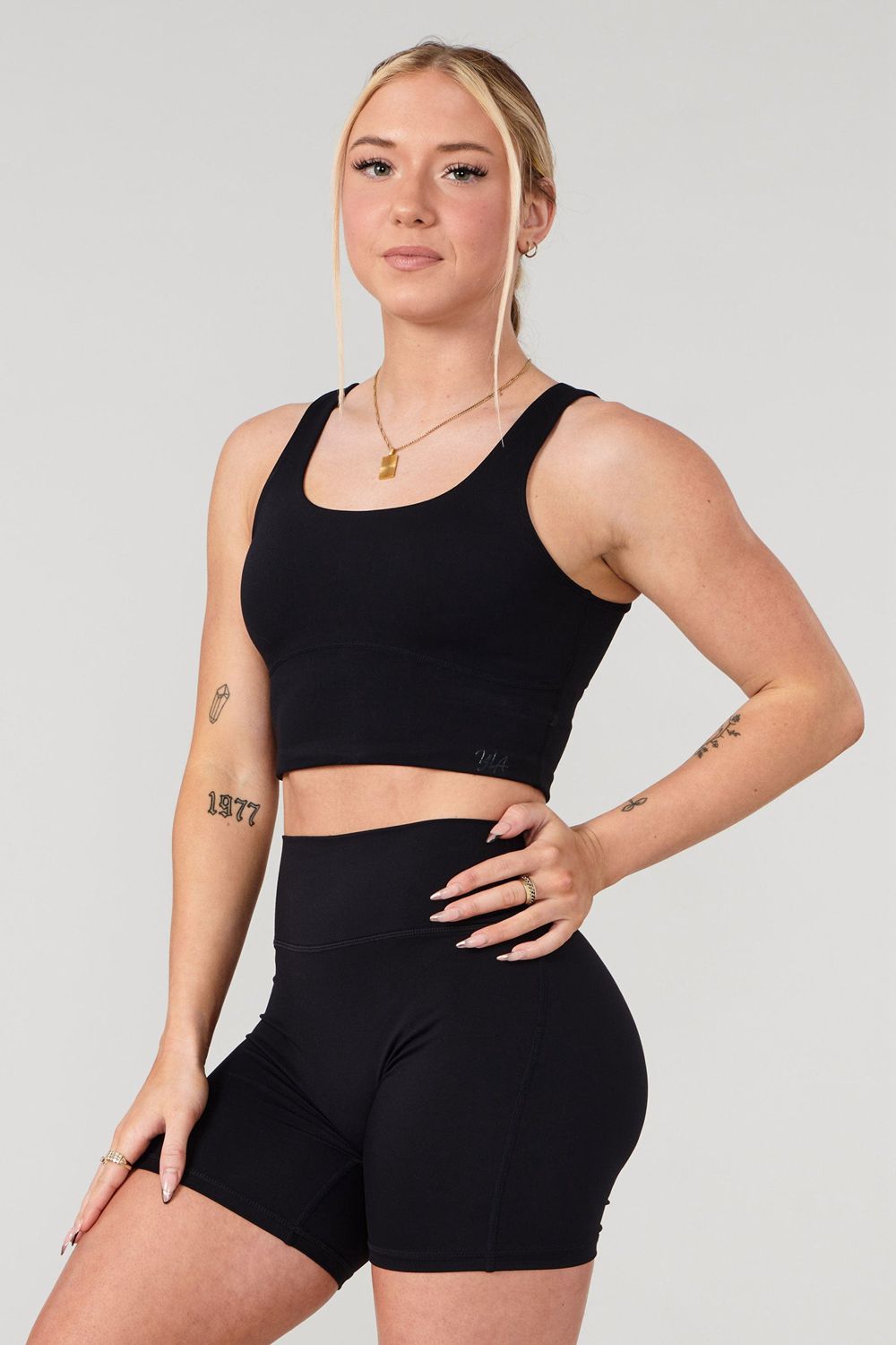 Young LA W309 Level-Up Sports Bra Black | Australia PKUCQ-3860