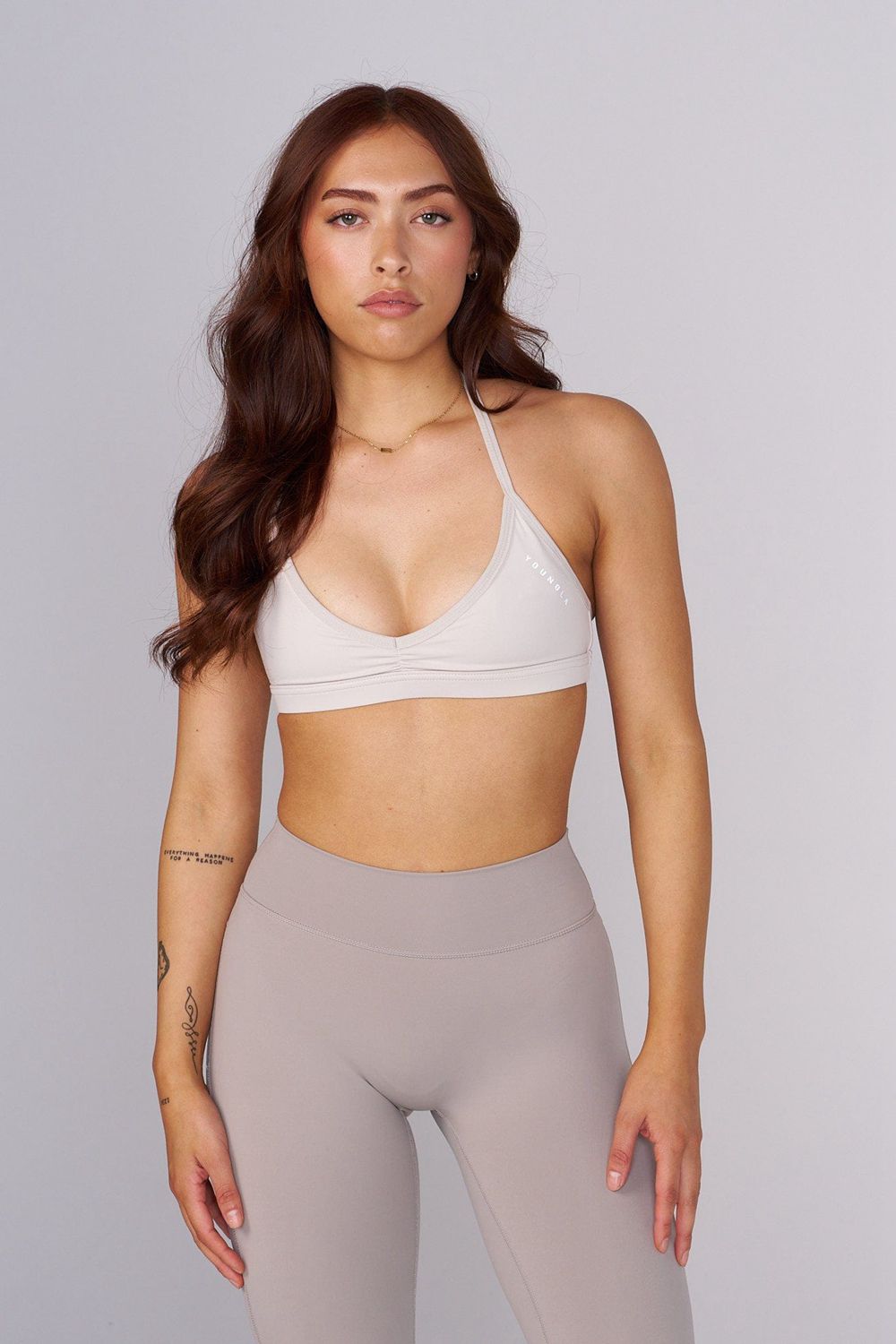 Young LA W335 - Urban V-Neck Bra White | Australia SPJKD-2147