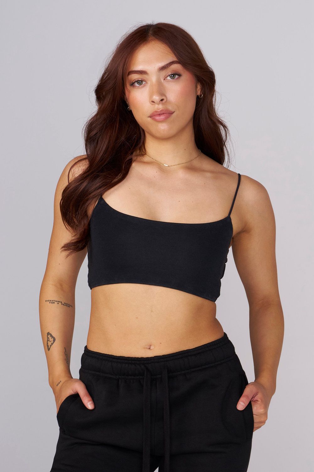 Young LA W347 Iris Tank Black | Australia RTPLF-8139