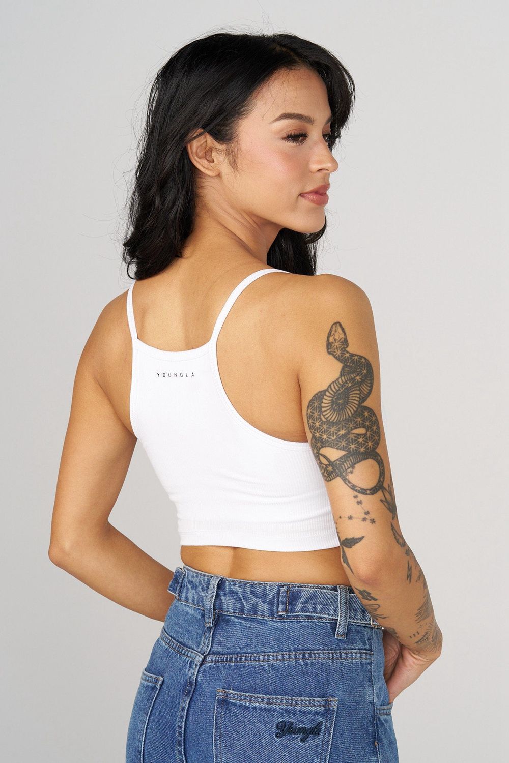 Young LA W348 City Tank White | Australia TLBYX-8230