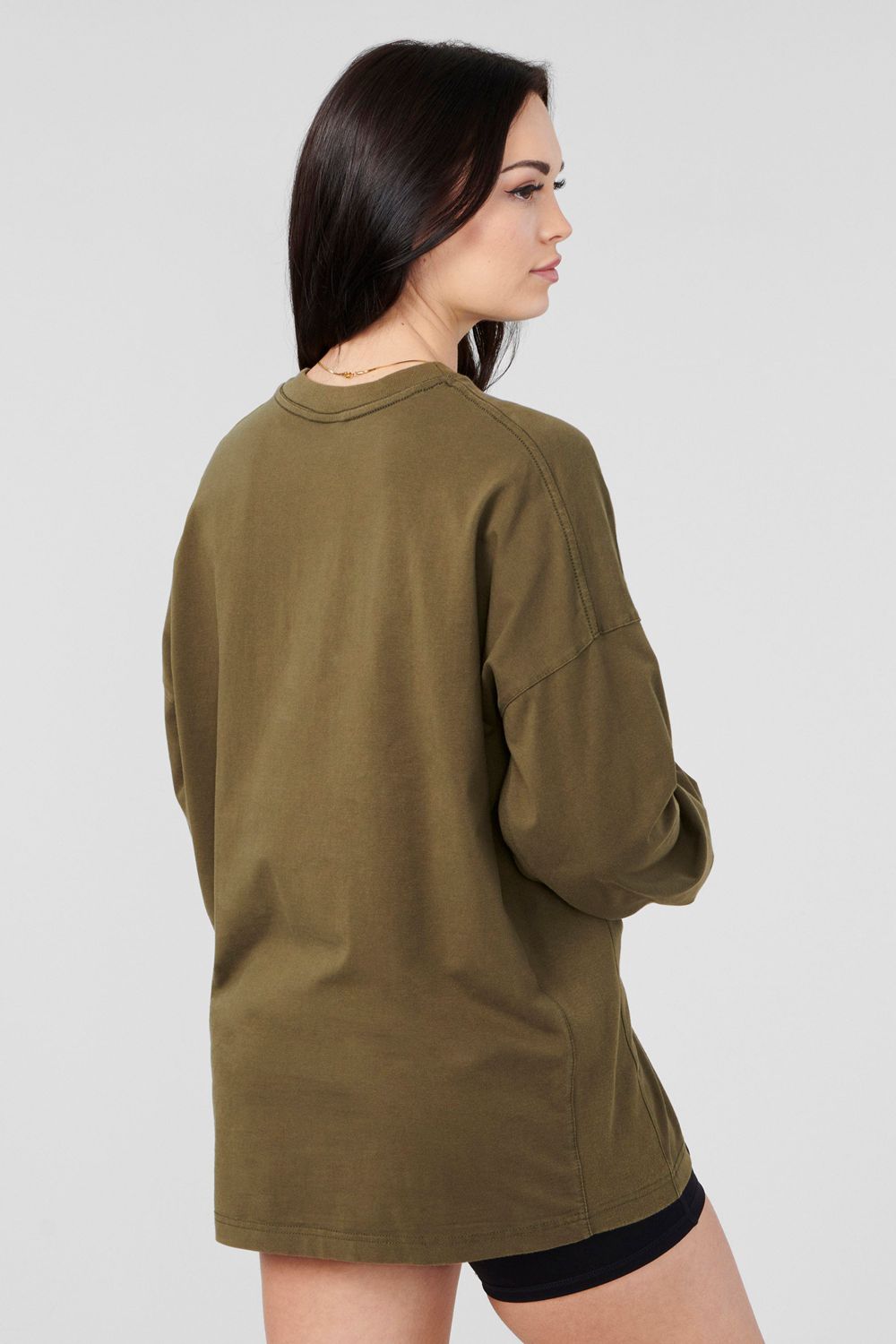 Young LA W416 Retro Long Sleeve Fall 23 Olive | Australia HJEDQ-5842