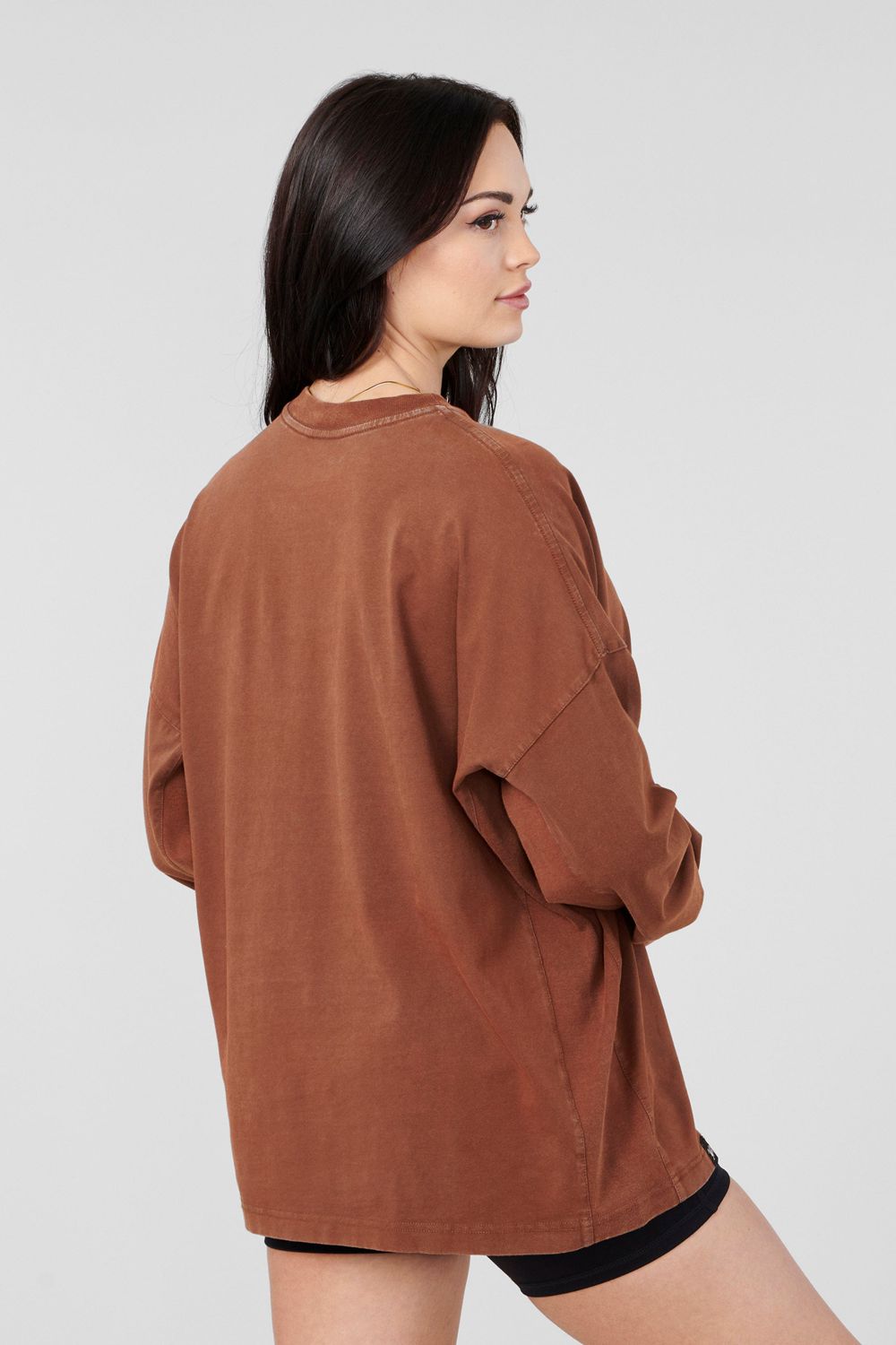 Young LA W416 Retro Long Sleeve Fall 23 Brown | Australia OREUQ-4512