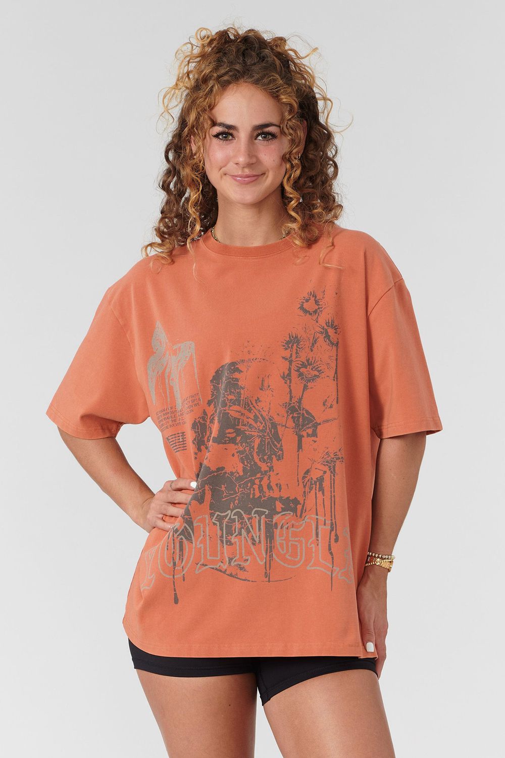 Young LA W427 Phantom Oversized Tees Orange | Australia AHTOS-1278