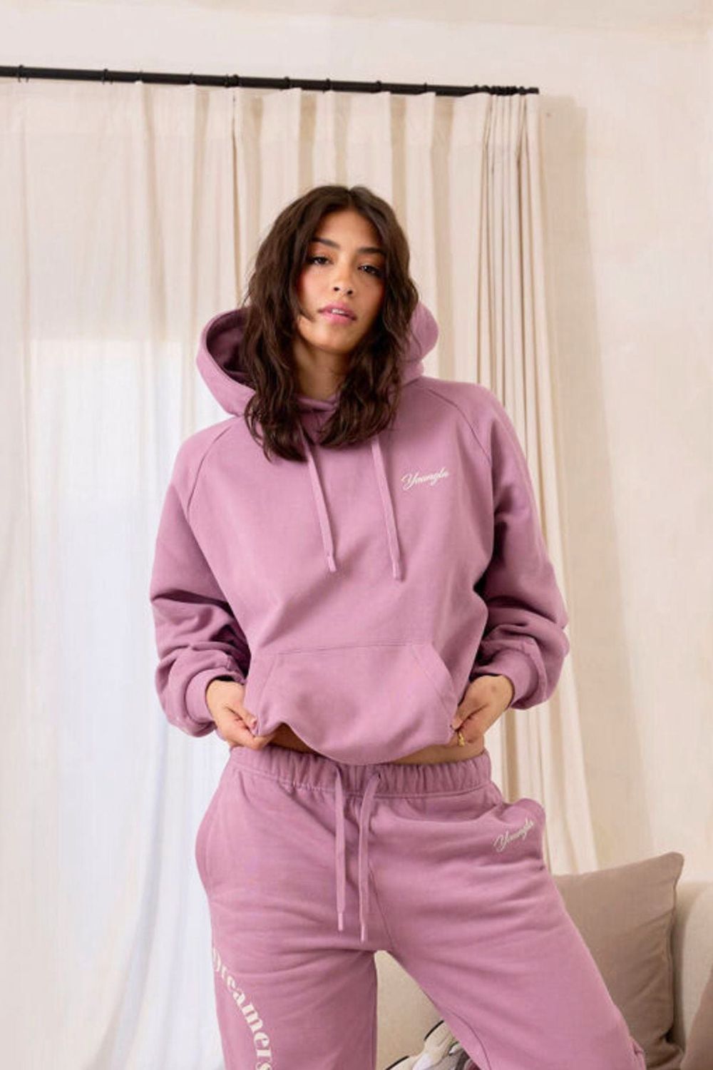 Young LA W516 Revolve Hoodie Purple | Australia ZPMAE-7409