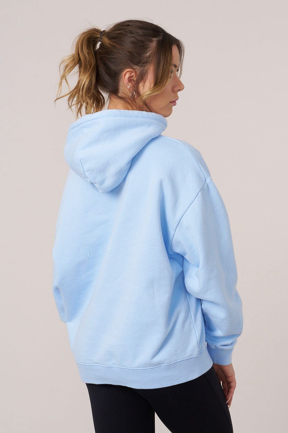 Young LA W518 - Minimal Hoodie Blue | Australia QDSAM-1354