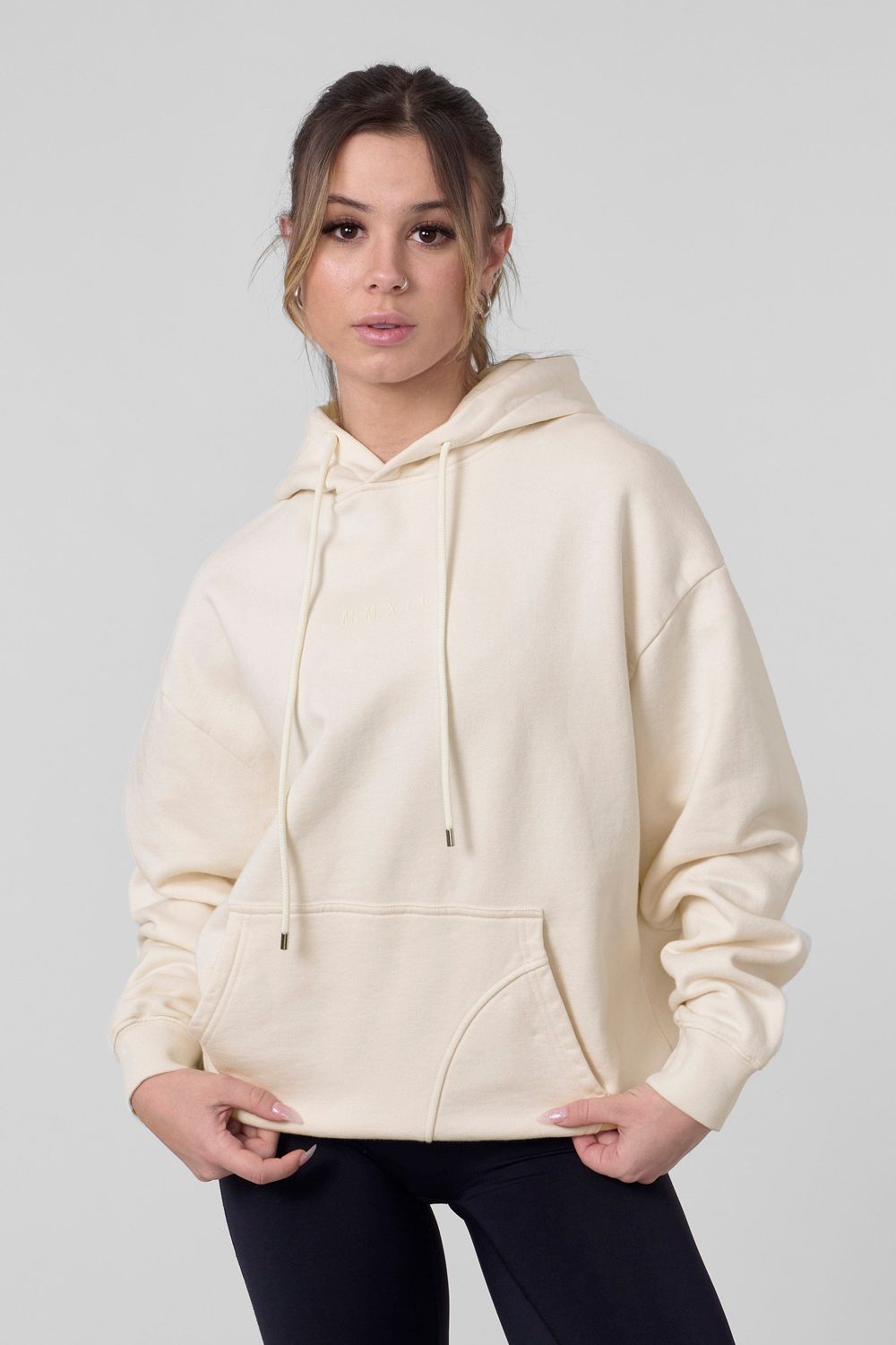 Young LA W518 - Minimal Hoodie White | Australia IWKFV-6075