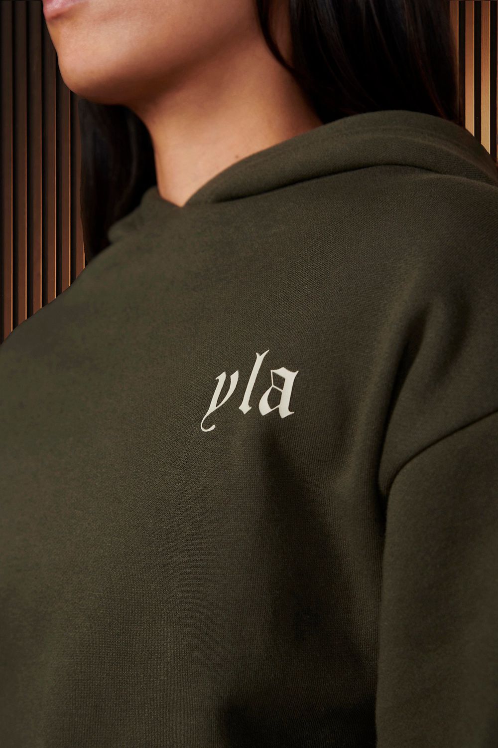 Young LA W520 - Urban Layer Hoodie Olive | Australia YDZPE-4192