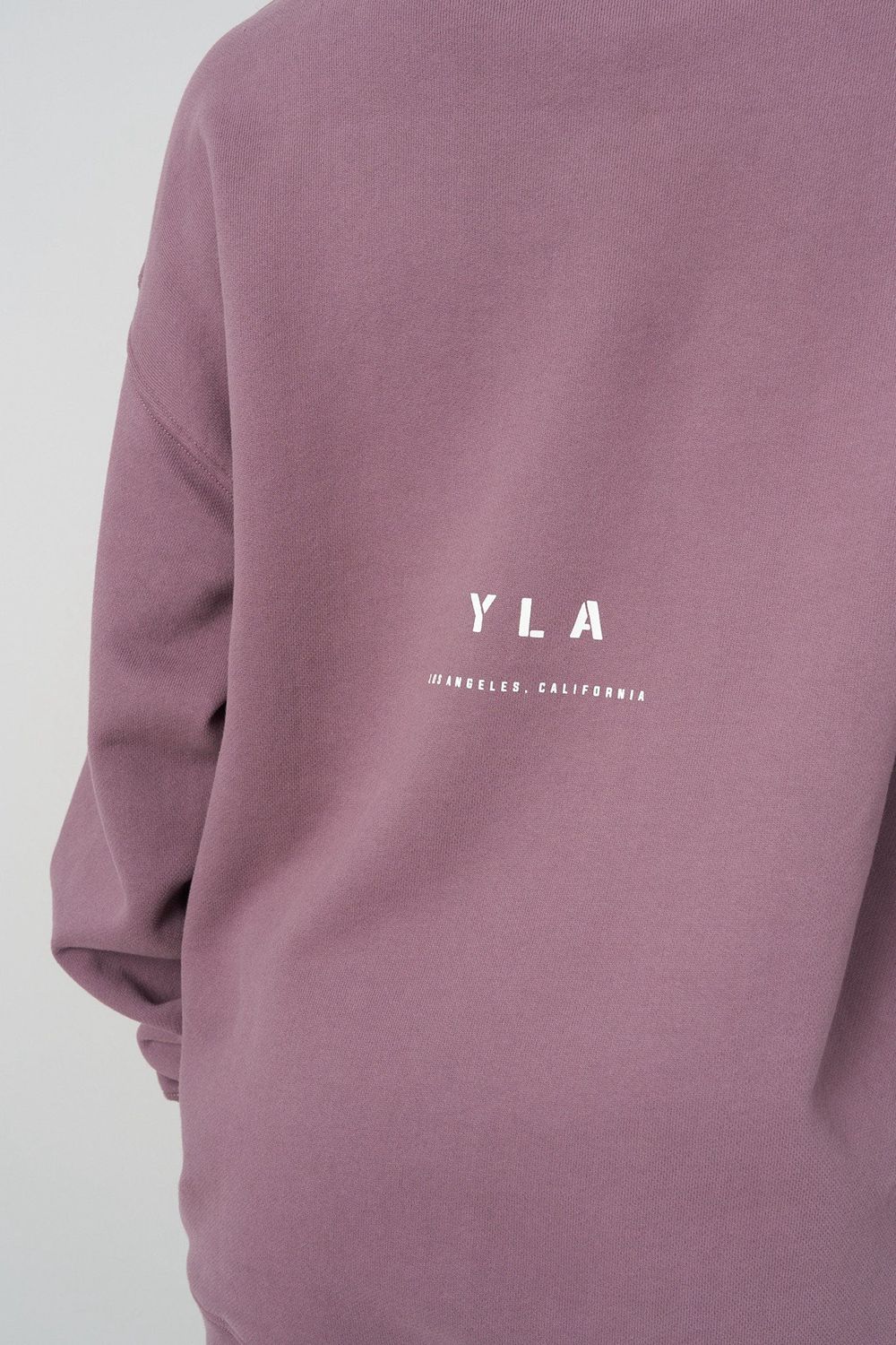 Young LA W539 Eternal Crewneck Purple | Australia QBEAW-2987