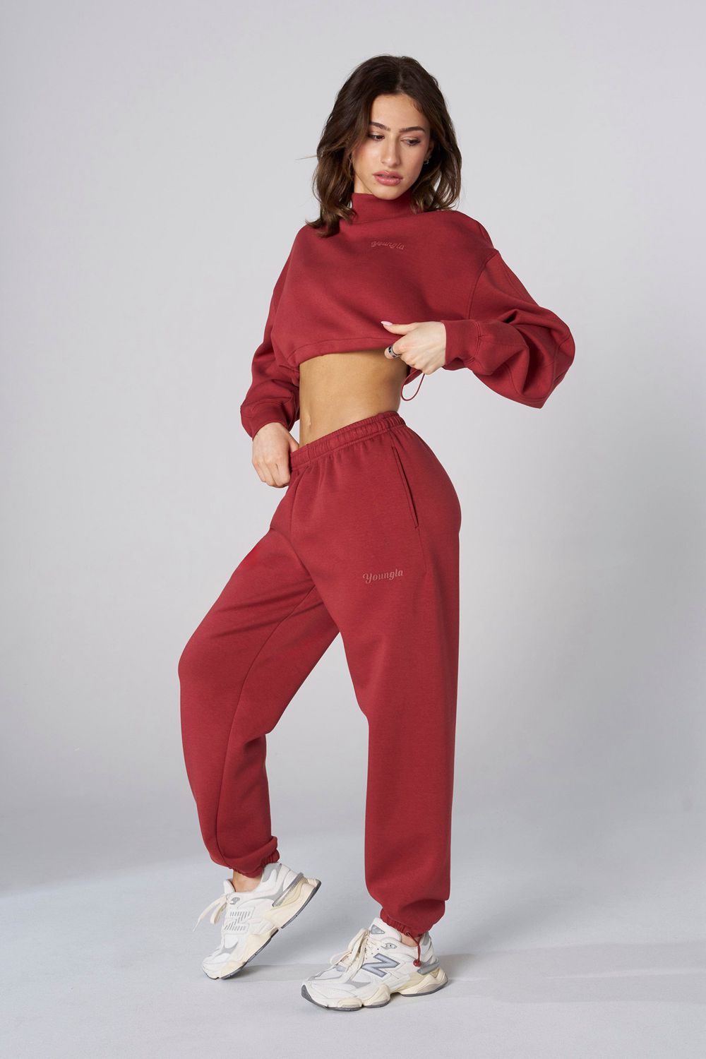 Young LA W540 Scuba Crop Red | Australia GTAVN-8256